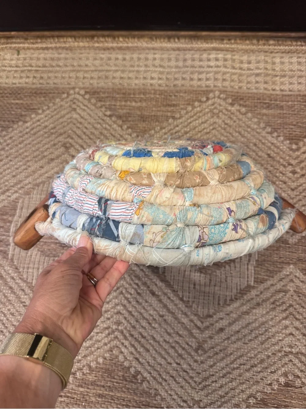 N/A handwoven multicolor